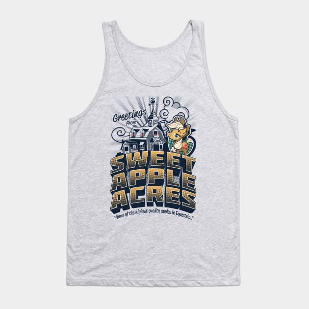 Greetings From Sweet Apple Acres Tank Top by GillesBone